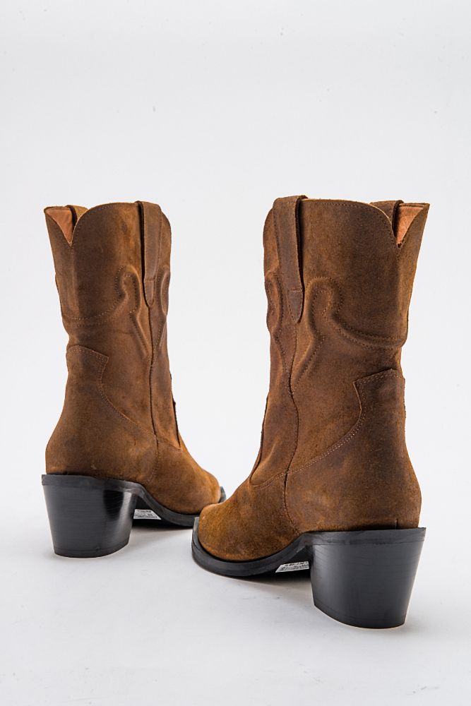 kadin-deri-western-topuklu-bot-KAHVE SUET-PNC1084-0102756_0